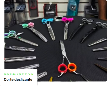 Afiação de tesouras e manutenção de equipamentos pet